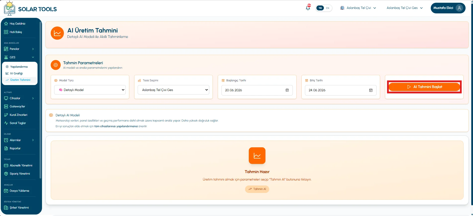 Model Selection and Settings