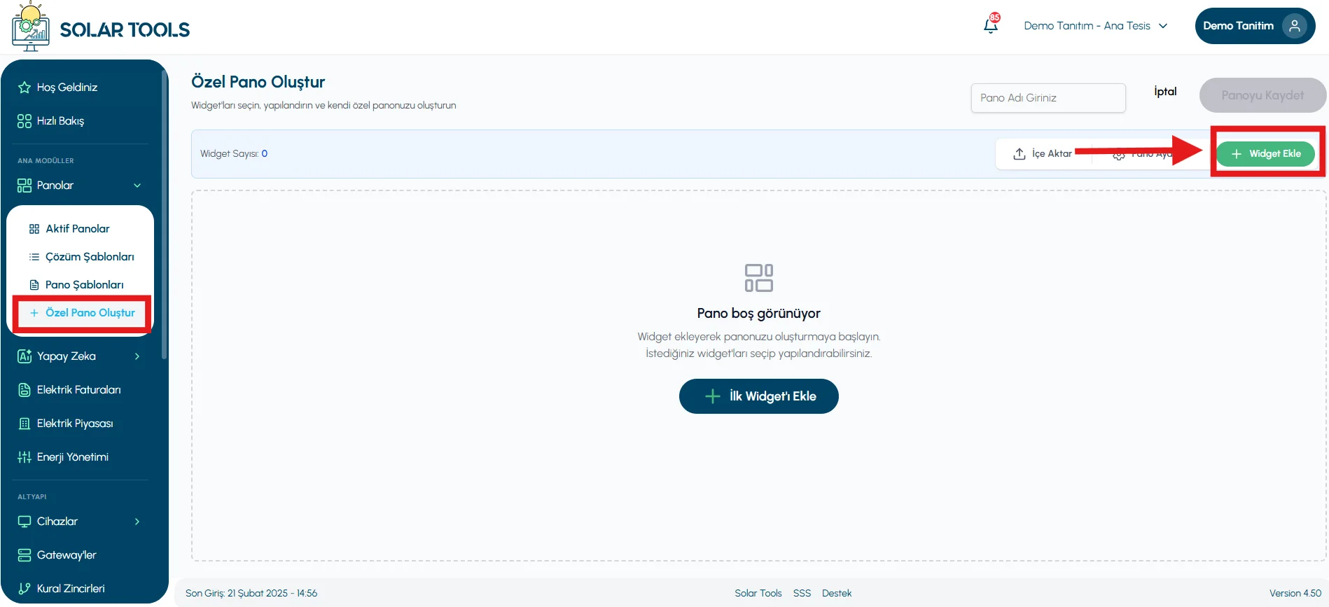Dashboard Definition