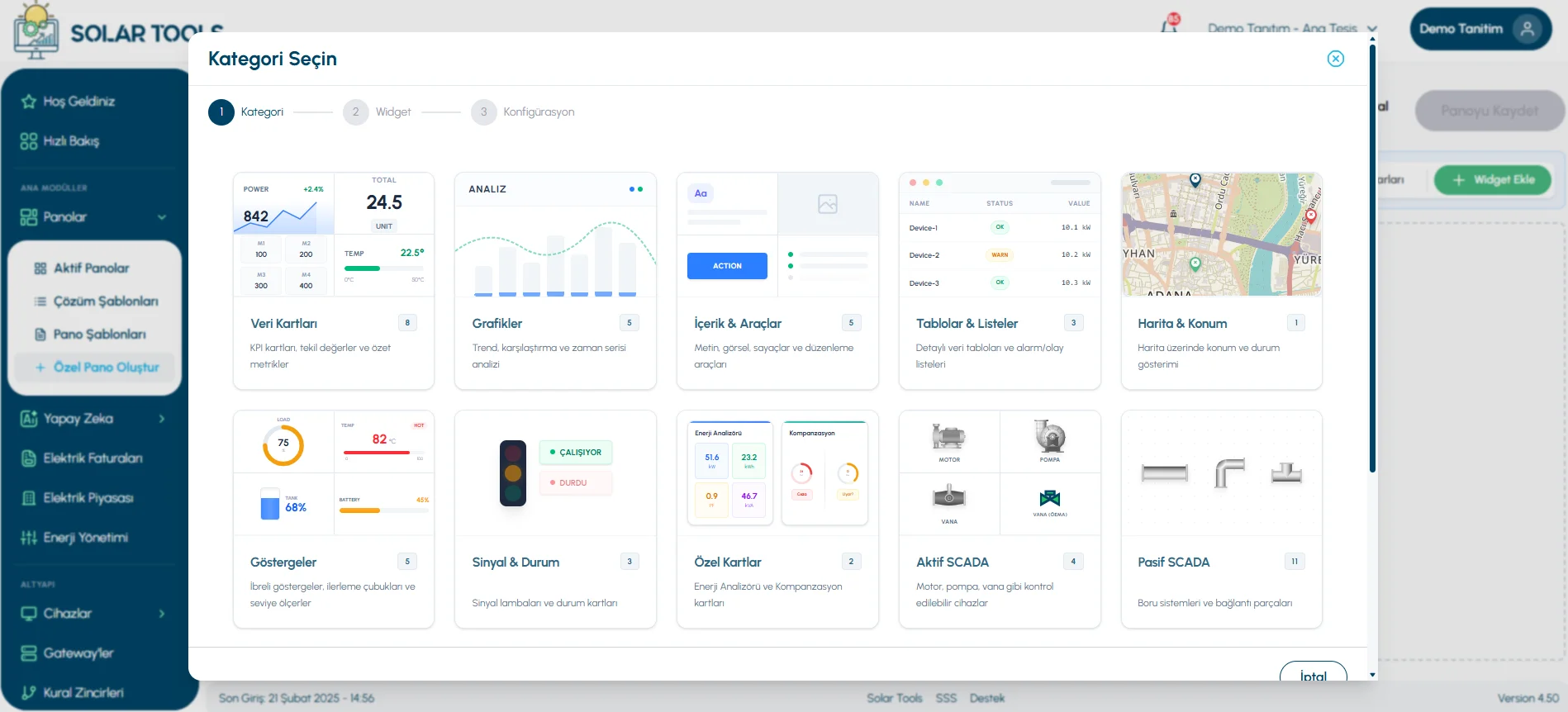 Widget Editing