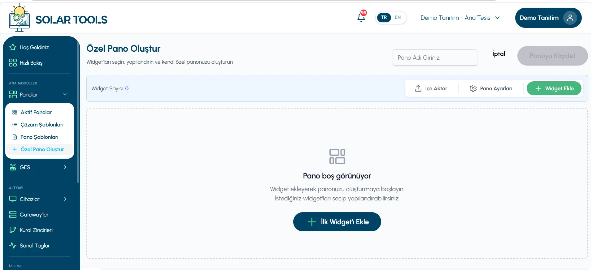 Custom Dashboard Creation Overview