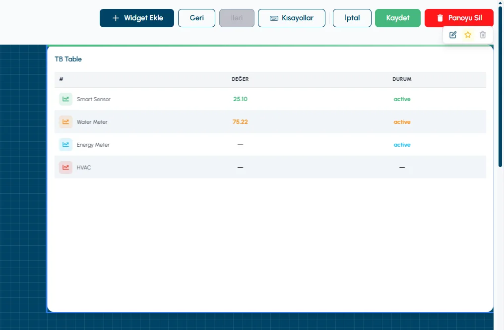 Selecting and Resizing Widgets