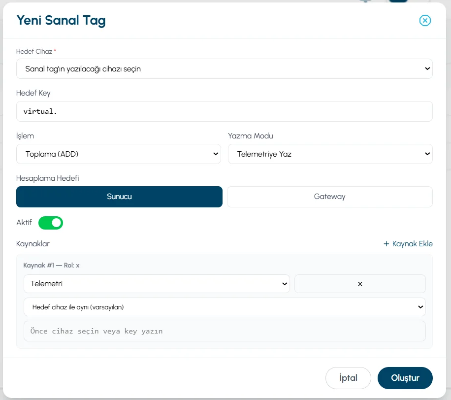 New Virtual Tag