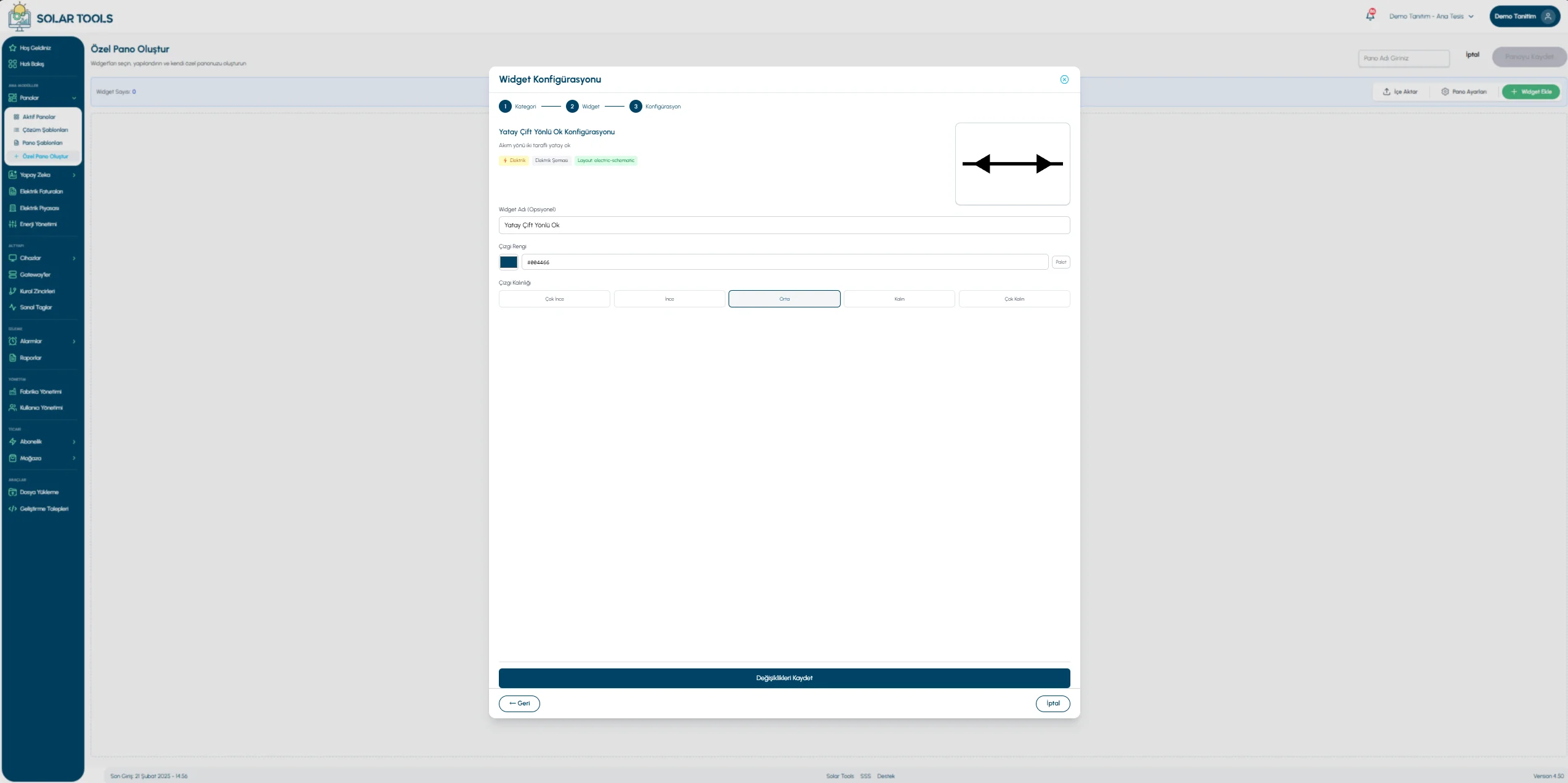 Horizontal bi-directional detail
